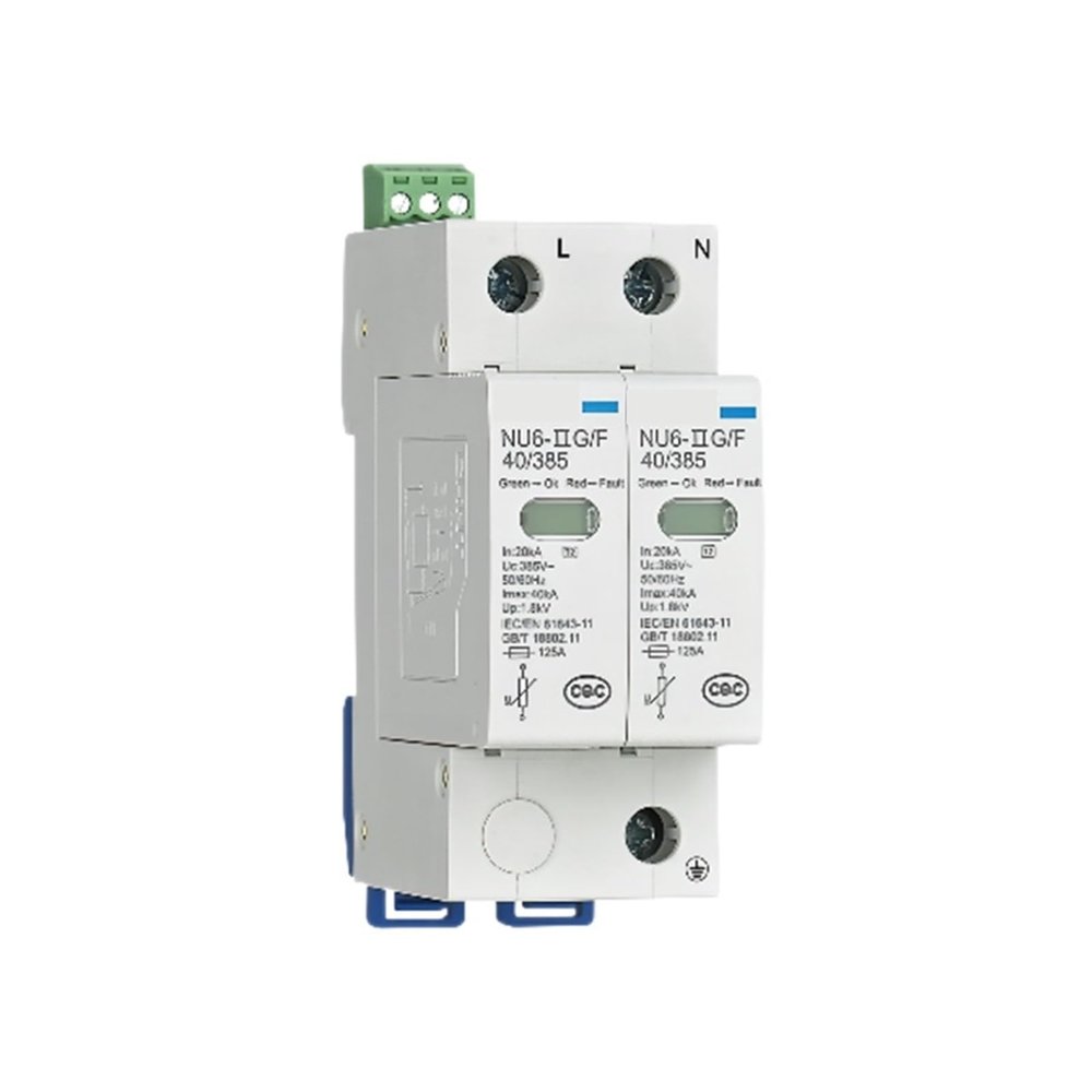 NU6 Surge Protector, NU6-G 40kA/275V 1P+N(R)