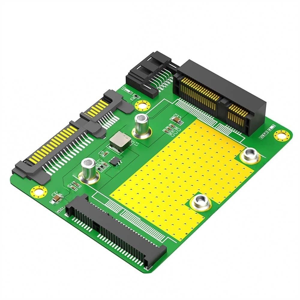 AT87-Dual SSD to Dual SATA3 Adapter Card for Desktop Computers