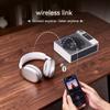 Portable CD Player with Dual Stereo Speakers,Rechargeable Small CD Player with LCD Display,Built-in HiFi Speakers, Remote Control,Supports CD/FM Radio/USB/AUX view 3