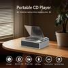Portable CD Player with Dual Stereo Speakers,Rechargeable Small CD Player with LCD Display,Built-in HiFi Speakers, Remote Control,Supports CD/FM Radio/USB/AUX view 4