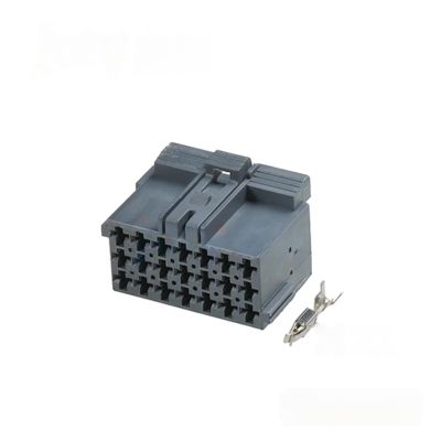 21-Pin Automotive Power Amplifier Connector, Male and Female Butt Harness Plug 1-967625-2 1-967630-2(21-21-1-967625-2)
