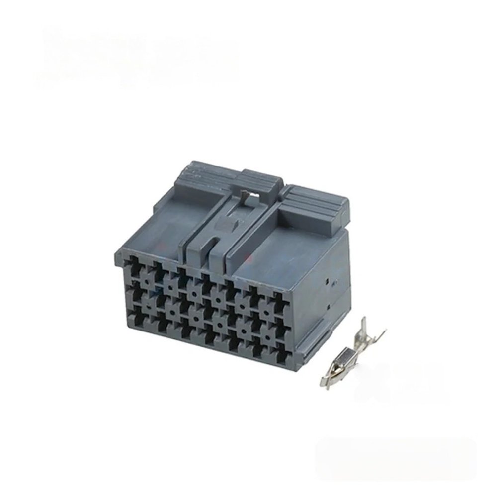 21-Pin Automotive Power Amplifier Connector, Male and Female Butt Harness Plug 1-967625-2 1-967630-2(21-21-1-967625-2)