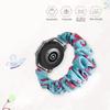 SinMutisme Scrunchie Band Compatible with Garmin Bounce 2 Bands, Replacement Soft Elastic Hair Tie Strap Wristband Floral Pattern Straps (10#, Small) view 3