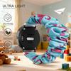 SinMutisme Scrunchie Band Compatible with Garmin Bounce 2 Bands, Replacement Soft Elastic Hair Tie Strap Wristband Floral Pattern Straps (10#, Small) view 4