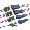 1PCS Water Proof Connector 1/2/3/4Pin Wire Terminal Quick Kit with Wire(3Pin) view 2