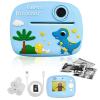 Kids Instant Digital Cameras for Boys and Girls, 1080P Video Digital Kids Camera That Print Photos with 32G Card,Portable Toddlers Camera Christmas Birthday Gifts Toys for Age 3-16 Years Old view 1