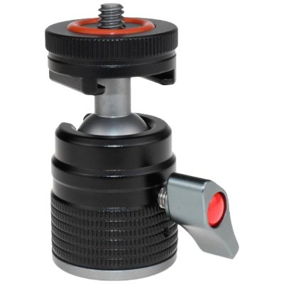 BallHead for Camera Tripods 360 Degree Panoramic View 90 Tilt Function for On The Go Photographers Precisions Control Knobs