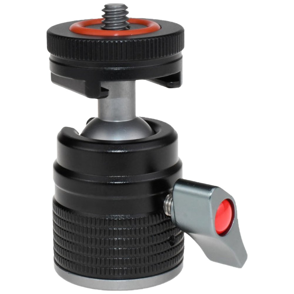 BallHead for Camera Tripods 360 Degree Panoramic View 90 Tilt Function for On The Go Photographers Precisions Control Knobs