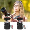 BallHead for Camera Tripods 360 Degree Panoramic View 90 Tilt Function for On The Go Photographers Precisions Control Knobs view 2