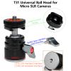 BallHead for Camera Tripods 360 Degree Panoramic View 90 Tilt Function for On The Go Photographers Precisions Control Knobs view 3