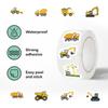 500Pcs Construction Vehicle Stickers Roll, 1 Rolls 10 Styles Self-Adhesive Stickers for Kids - Waterproof for Trucks, Excavators, Birthday Parties & Classroom Rewards (Vehicle) view 3