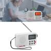 Wisoqu AM FM SW Radio, Portable Digital Tuner with LCD Display, Earphone Jack, Small Radio for Home Travel, Wrist Strap, 5W Speaker, Telescopic Antenna view 2