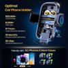 Compatible for 2-in-1 Car Phone Holder Mount for Dashboard & Air Vent - Compatible with Android Devices view 2