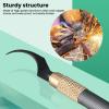 Yunseity Electronics Repair Tool Kit, Chip Repair Cutter Set, 4 Blades, Copper Materials, for Disassembly, Prying, Glue Removal, Bubble Removal, Cleaning During Repair Work. view 4