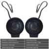Auto Sound Upgrades Set 2PCS Silk Film Tweeters 150W Power Car Tweeter Speakers 4Ohm Impedance General Fit for Vehicles Silk Film Tweeter for Enhances Sound Clearness view 4