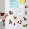 10 Pcs Capybara Stickers Pack  Funny Meme Animal Vinyl Decals for Laptop, Water Bottle, Scrapbook, Cute Capybara Aesthetic Sticker Set, Kawaii Animal Lover Gift view 4