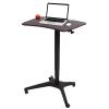 Adjustable Height Desk, Laptop Standing Desk, Rolling Sit-Stand Cart, Mobile Podium Portable Lectern for Home Office, view 1