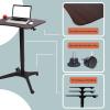 Adjustable Height Desk, Laptop Standing Desk, Rolling Sit-Stand Cart, Mobile Podium Portable Lectern for Home Office, view 4