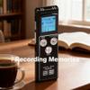 Digital Voice Recorder 8 + 32GB, Portable Hand Held Audio Device with Mic and Speaker - Recording, Password Protection, USB Charging for Meetings and Lectures view 4