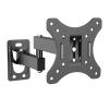Full Motion TV Monitor Wall Mount Bracket Articulating Arms Swivel Tilt Extension Rotation For Most 10-32 Inch Flat Curved TVs(WMX012-2) view 3