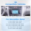 7-Inch Car Stereo for Mercedes-Benz C-Class (2000-2005)/E-Class (1998-2004)/CLK-Class (1998-2004), Android 13.0 Car Radio 2GB+64GB | CarPlay&Android Auto | Factory SWC view 2