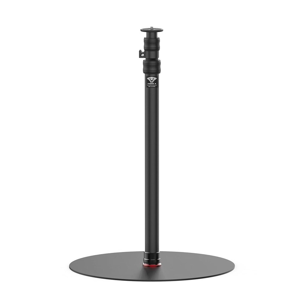 IFOOTAGE A400 Round Base Monopod Stand, 79'' Studio Light Stand with Flat Base, Aluminum Tripod Monopod for DSLR Camera, Video Light, Live Streaming, Vlogging, Payload 10kg/22lb