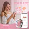 Koepovk Smart Ring for Women & Men,Fitness Ring,Couple Rings,Health Ring Tracker with Heart Rate Monitor,Sleep Ring,Cute Ring,Step Ring, for iOS Android Pink/Blue Inteligente (Pink, #6) view 3