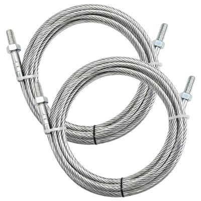 Equalizer Cables N372 BH7529-86 Compatible with Rotary Lift SPO10 SPOA10 A10i A10iP A10iB, 30'4" Cable Set of 2, Replacement Rotary 2-Post Lift Cables