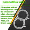 Equalizer Cables N372 BH7529-86 Compatible with Rotary Lift SPO10 SPOA10 A10i A10iP A10iB, 30'4" Cable Set of 2, Replacement Rotary 2-Post Lift Cables view 3