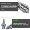 Equalizer Cables N372 BH7529-86 Compatible with Rotary Lift SPO10 SPOA10 A10i A10iP A10iB, 30'4" Cable Set of 2, Replacement Rotary 2-Post Lift Cables view 4
