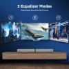Assistrust Sound Bar for Smart TV, 90W Soundbar with Bluetooth 5.3/ARC/Optical/AUX Connect, Auto Volume Boost, 3 Customizable Equalizer Modes, 2 in 1 Detachable Soundbar for TV/PC/Gaming/Projectors view 4