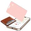 Vrebrey Wallet Tracker Card, Slim Rechargeable Bluetooth Item Locator, Smart Finder Compatible with Apple Find My for Wallet, Luggage, Passport, IP68 Waterproof (iOS Only) (Carbon Fiber Pink) view 1