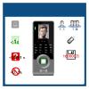 Clocking in Machine, Punch Card Machine Fingerprint Face Recognition Attendance Access Control All-in-One Machine Outdoor Face Fingerprint Electromagnetic Lock Access Con view 4
