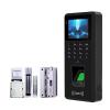 Clocking in Machine, Punch Card Machine Access Control System All-in-One Attendance Access Control Suit Swipe Card Password Fingerprint Electromagnetic Lock Electric Mort view 4
