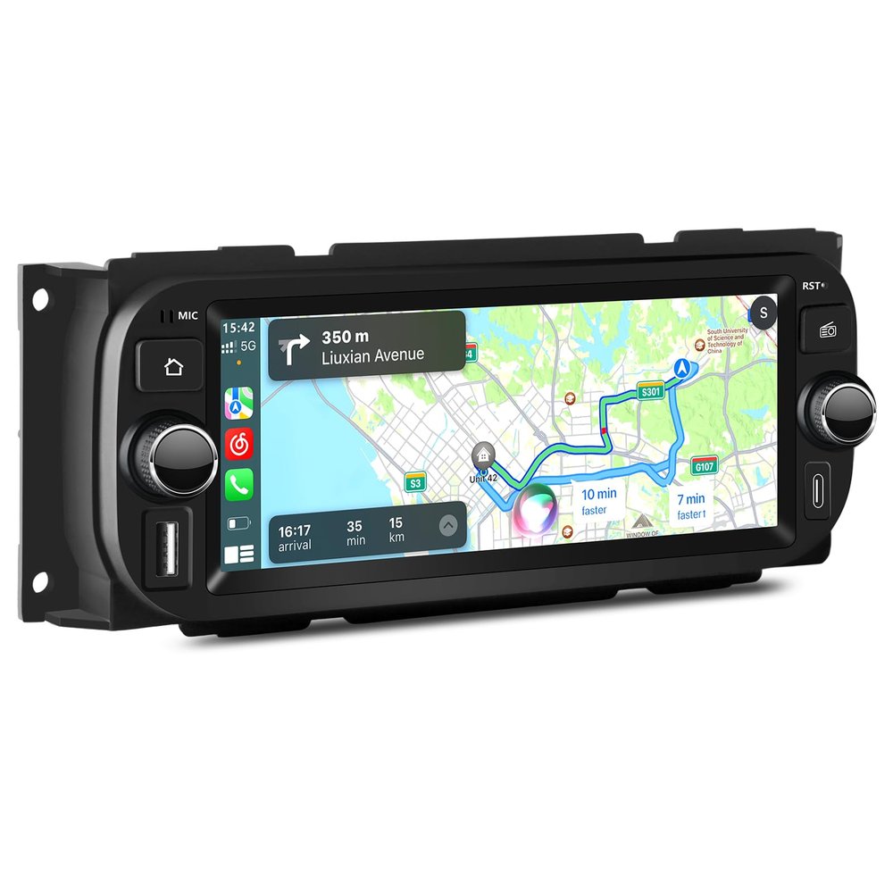 Android 13 Car Radio for Dodge RAM 2002-2005 1500 2500 3500, [2GB+64GB] Stereo for Jeep Grand Cherokee 1999-2004 Wireless Carplay Android Auto GPS WiFi AM/FM Bluetooth DSP Wireless Update