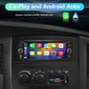 Android 13 Car Radio for Dodge RAM 2002-2005 1500 2500 3500, [2GB+64GB] Stereo for Jeep Grand Cherokee 1999-2004 Wireless Carplay Android Auto GPS WiFi AM/FM Bluetooth DSP Wireless Update view 2