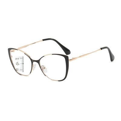 laureles Blue Light Blocking Progressive Multifocus Reading Glasses for Women Spring Hinges Computer Readers Female (C1, +2.00 Magnification)