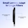 58mm-67mm Step Up Ring Adapter Filter, Metal Lens Filter Adapter Rings Universal Camera Stepping Ring 58mm Lens to 67mm UV/ND/CPL Filters Lenses Hoods & Threaded Converters Accessories view 2