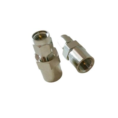 10Pcs SMA-FME Adapter SMA Male to FME Male Plug Straight Adapter Connector