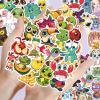 100 PCS Cute Stickers, Holographic Laminated Thickened Vinyl Big-Eye Animal Water Bottle Sticker Classroom| Easier to Peel Off| Scratch & Fade Resistant| No Curling| Reusable view 2