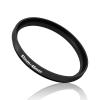 52mm-46mm Step Down Ring Adapter Filter, Aluminum Alloy Camera Lens Filter Adapter Ring Universal Stepping Rings Camera Black for 52mm Lenses & 46mm UV/CPL/ND Filters Hoods Converters view 1