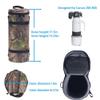 ZZQ&CCF Camera Lens Pouch Bag for Canon RF 200-800mm F6.3-9, Large Thick Lens Carry Bag, Water Resistant Protective Camera Lens Pouch for Super-telephoto Zoom#Black Camo view 2