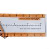 Ehlivhall Aviation Navigation Plotter 360 Degree Rotating Circular Flight Ruler with Built-in Slide Rule Transparent ABS Pilot Chart Measuring Tool (Bar Circular Aviation Flight Ruler Orange CRP-5) view 1