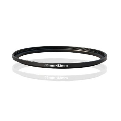 86-82mm Lens Filter Adapter Ring, CNC Machined Step Down Ring Adapter Filter Metal Stepping Rings Allows 86mm Lens to Fit 82mm UV/CPL/ND Filters & Cameras Converters