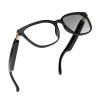 AI Smart Glasses with Real-Time Translation & Voice Assistant  Bluetooth Sunglasses with Noise-Cancelling Calls, Music, Touch Control, Photochromic Lenses, UV & Blue Light Protection-Black view 1