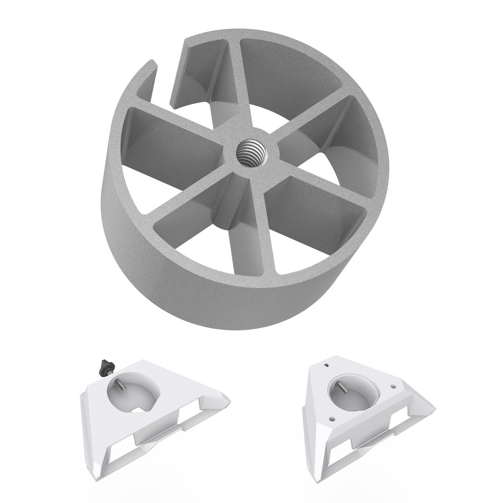 Starlink Mini Aluminum Tripod Adapter Mount with 1/4"-20 Thread, Compatible with 2024 and 2025 Starlink Mini Adapters (Adapter only Included)