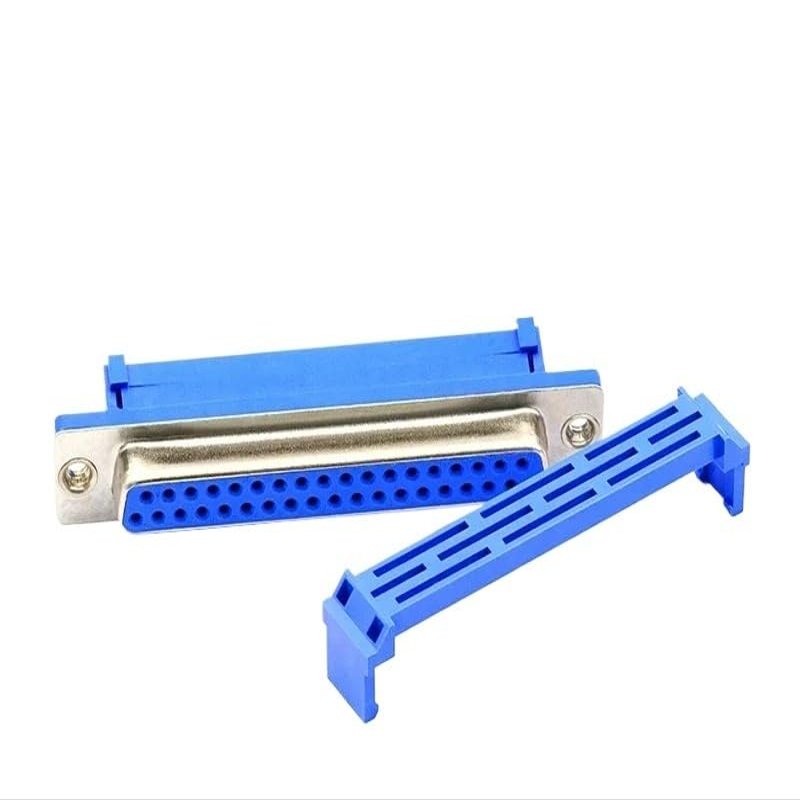 1PCS DB9 DB15 DB25 DB37 DIDC9/DIDC15/DIDC25/DIDC37 Male Female Plug Serial Port Connector Idc Crimp Type D-SUB Rs232 Adapter(SKY BLUE)