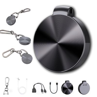 HD Smart Voice Recorder with One-Touch Recording & Playback, Keychain Mini Audio Recorder, Voice Activated Noise Reduction Dictaphone, for Lectures, Meetings, Intervie (8G)