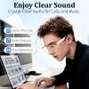 AI Smart Glasses with Real-Time Translation & Voice Assistant Bluetooth Sunglasses with Noise-Cancelling Calls, Music, Touch Control, Photochromic Lenses, UV & Blue Light Protection-Pink view 4
