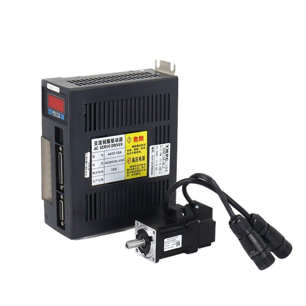 100W AC Servo Motor Kits 40ST-M00330 0.32N.m 220V 3000RPM Magnet Match Driver AASD-15A(with Brake)